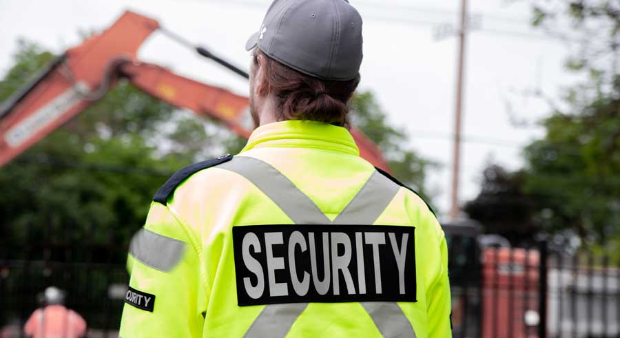 Construction site security services